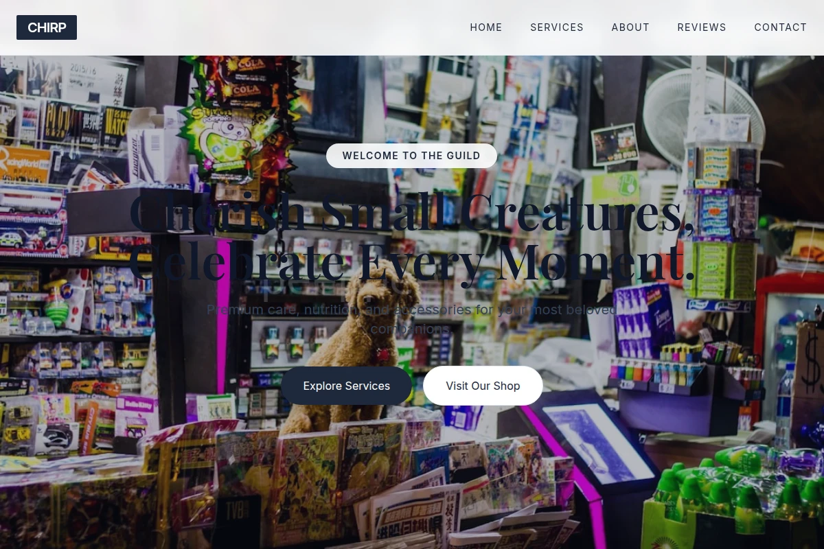 Chirp Pet Shop