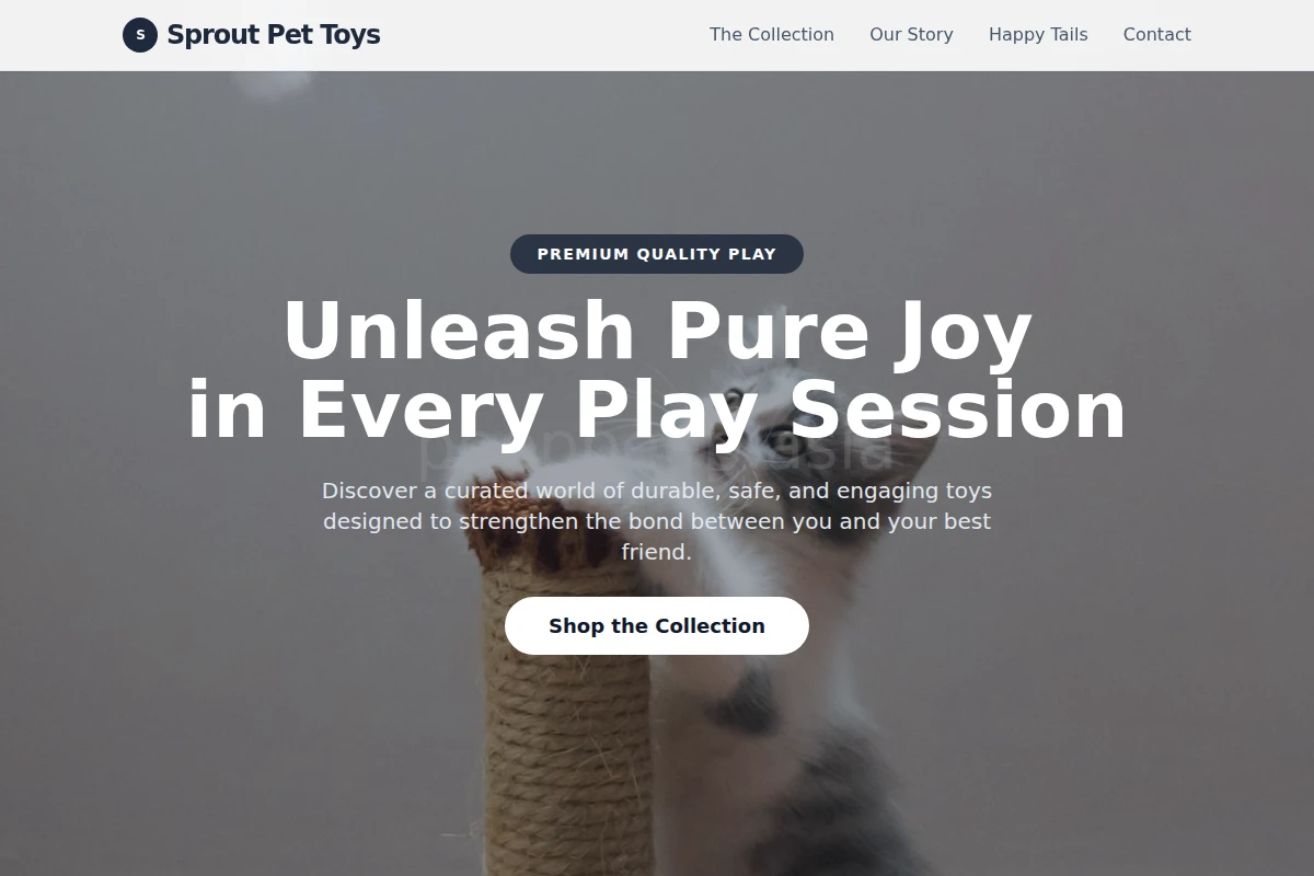 Sprout Pet Toys