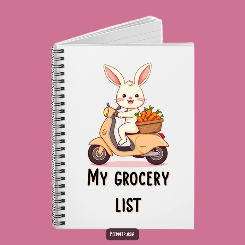 Funny Bunny Scooter Carrot Notebook: Hilarious Journal for Speedy Ideas